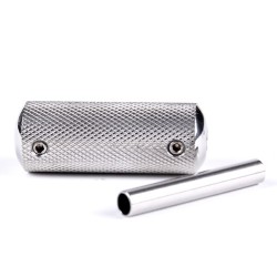 S.S. 22mm Straight Checkered GripMetal Grips