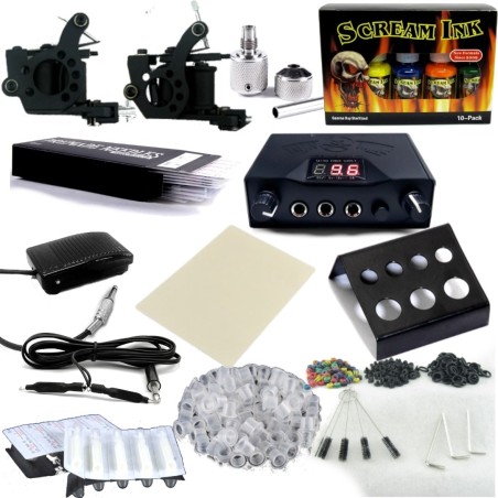 Ultimate Starter Tattoo Kit With Ink