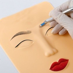 PMU Permanent Makeup Practice Skin - 3D Face - Eyes Lip Eyebrow