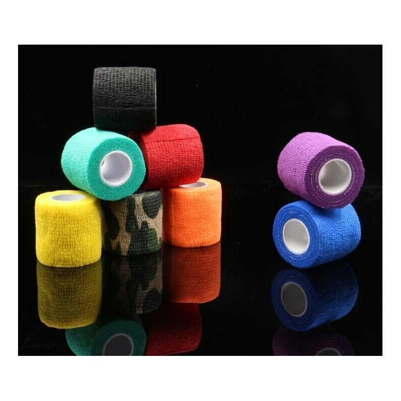 5cm Cohesive Grip Bandages - Red
