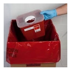Medical Waste Bags Red Bin Liners - 50l