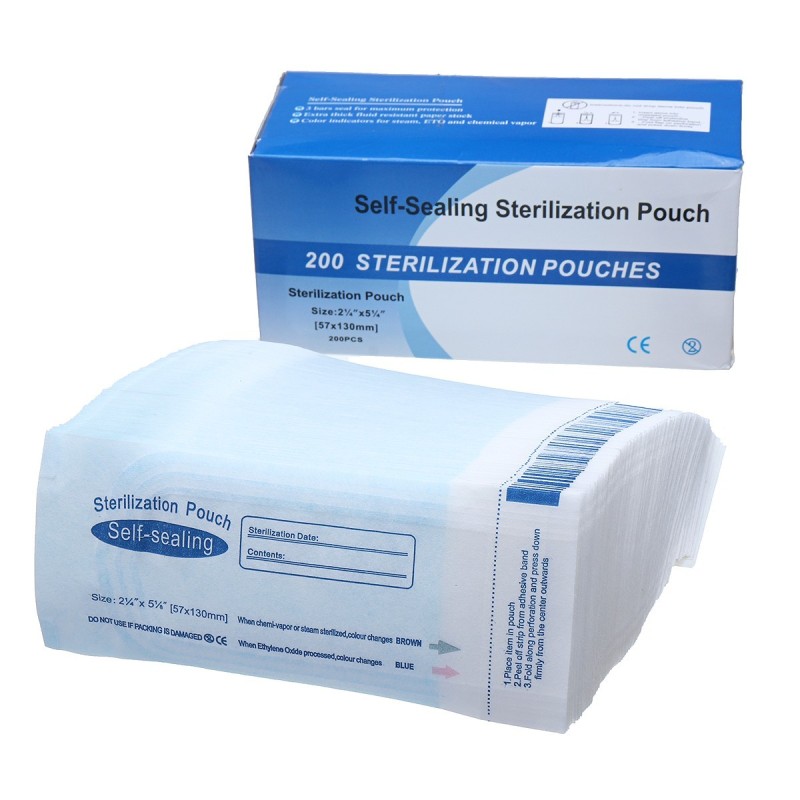 Autoclave Pouches - Self-Sealing Sterilization Bags - Small