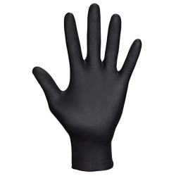 10 x 100's Case of Black Nitrile Gloves Disposable
