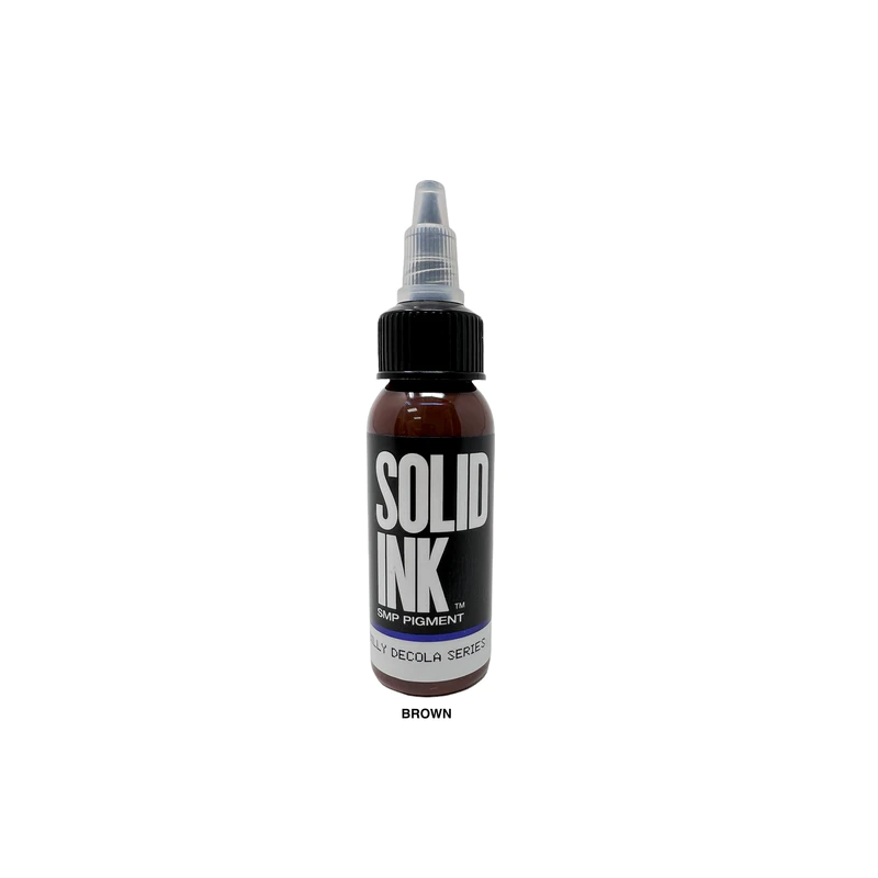 Brown SMP Pigment Billy Decola Solid Ink – 1oz Tattoo Ink