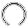 6pc 14G Closure Ring Steel Piercing Jewelry Part 1.6mm Piercing