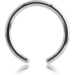 6pc 16G Closure Ring Steel Piercing Jewelry Part 1.2mm Rings &