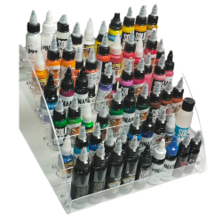 6 Tier Tattoo Ink Acrylic Display Stand Box & Case