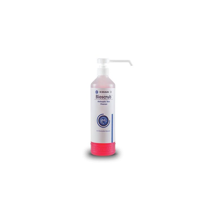 Braun Bioscrub Antiseptic Cleanser Pump 500ml Hygiene & Medical