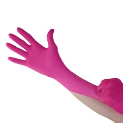 Pink Nitrile Gloves Disposable - 100's Products