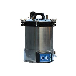 18l Portable Steam Sterilizer Pot Autoclave Electric w/ Timer
