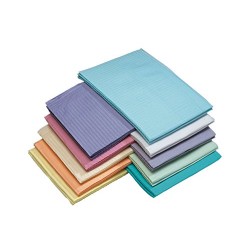 125pc Dental Bib Disposable Towels - Colours Products