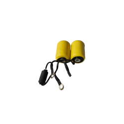 32mm 10 Wrap Liner Dual Coils - Yellow Machine Parts & Hardware