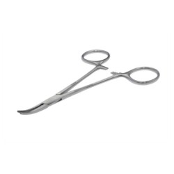 Curved Needle Holder Clamp Plier Forcep Stainless Steel 15cm
