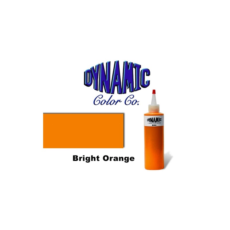 Dynamic Bright Orange Tattoo Ink – 1oz Tattoo Ink