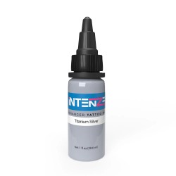 Intenze Titanium Silver Tattoo Ink - 1oz Intenze