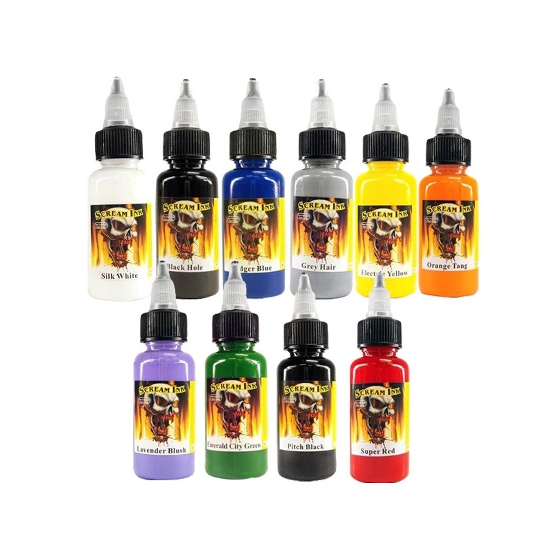 Scream Ink 10-Pack Set 1/2oz