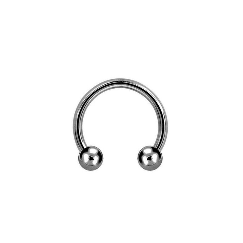 Horseshoe Circular Barbells w/ Ball Piercing Titanium (1.2mm)