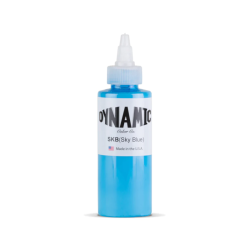 Sky Blue 4oz Dynamic Tattoo Ink - Twist Cap Heat Seal Genuine