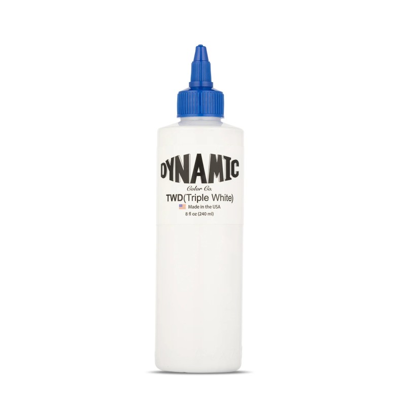 8oz Dynamic Triple White Tattoo Tattoo Ink - 240ml Tattoo Ink