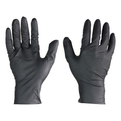 Fixon Diamond Textured Ultra Durable Nitrile Gloves 50's -