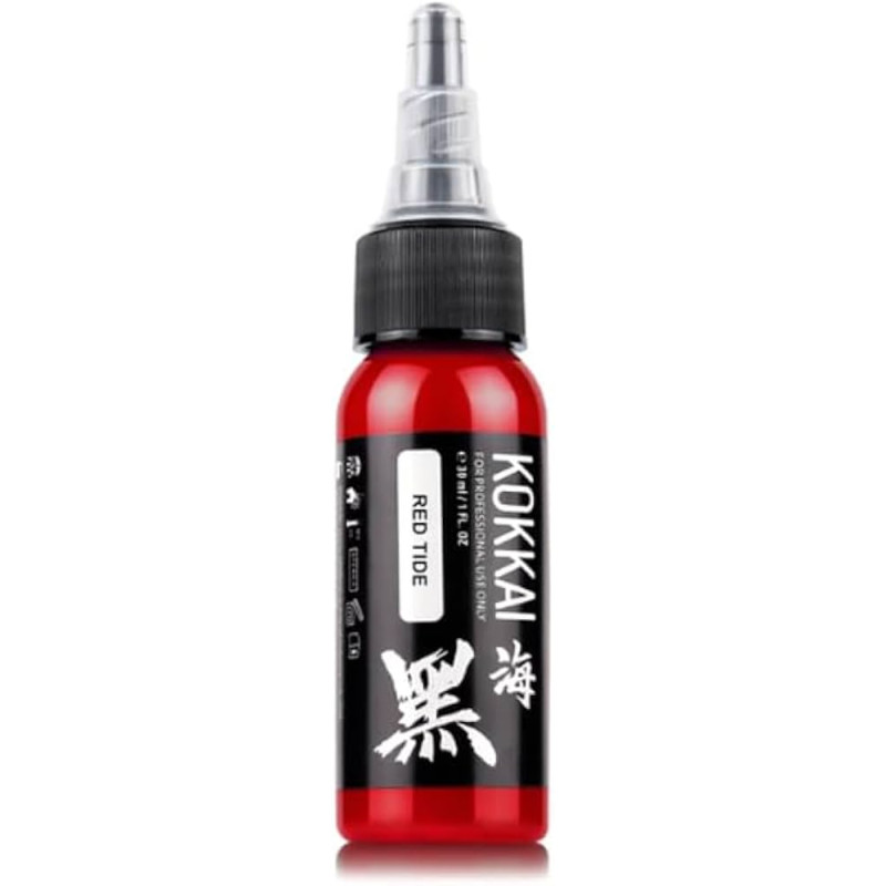 1/2oz Kokkai Sumi Red Tide Tattoo Ink 15ml Tattoo Ink