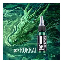 1/2oz Kokkai Sumi Sea Dragon Green Tattoo Ink 15ml Tattoo Ink