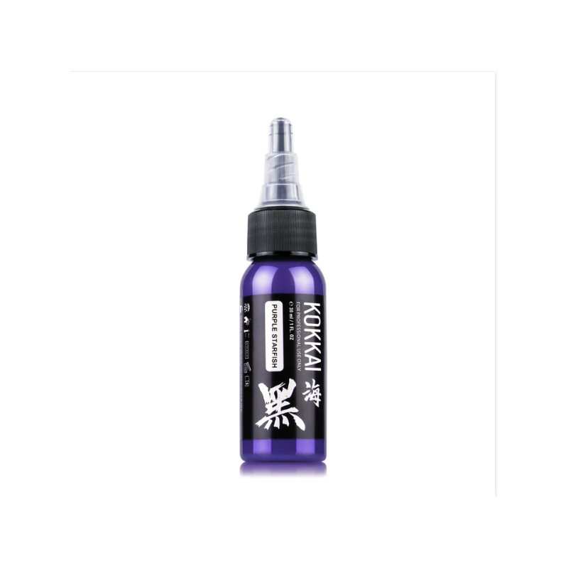 1/2oz Kokkai Sumi Purple Starfish Tattoo Ink 15ml Tattoo Ink