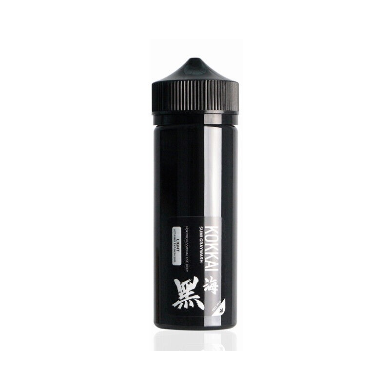 Extra Light Kokkai Sumi Grey Wash Tattoo Ink 4oz Tattoo Ink