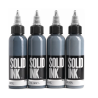 Solid Ink Opaque Grey Tattoo Ink Set - 1oz Ink Sets