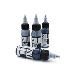 Solid Ink Opaque Grey Tattoo Ink Set - 1oz Ink Sets