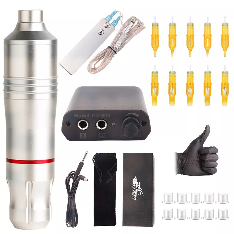 Product Title Rotary Tattoo Pen Kit with Foot Pedal Power Product Title Rotary Tattoo Pen Kit with Foot Pedal Power