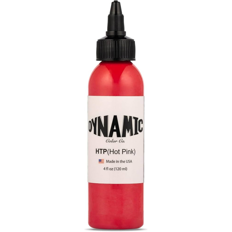 EXPIRY 05-2025 Hot Pink Dynamic Tattoo Ink - 4oz Bottle