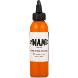EXPIRY 05-2025 Bright Orange Dynamic Tattoo Ink - 4oz Bottle