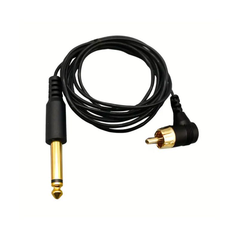 Tattoo RCA Elbow Connection Power Cable Power