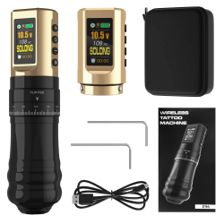 E96 Pro Wireless Tattoo Pen w/ Digital Display Adjustable