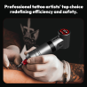 CNC Hammer 4.0mm Stroke Wireless Tattoo Machine Dual 2000mAh