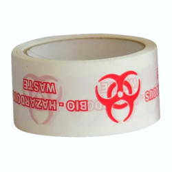 Biohazard Medical Waste Sealing Tape 50mm Heavy-Duty Adhesive