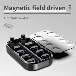 Magnetic Tattoo Ink Mixer & Stirrer 8-Cup Automatic Station Ink