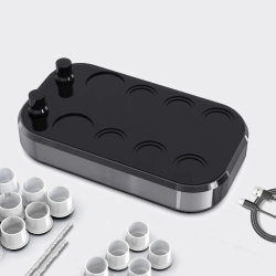 Magnetic Tattoo Ink Mixer & Stirrer 8-Cup Automatic Station Ink