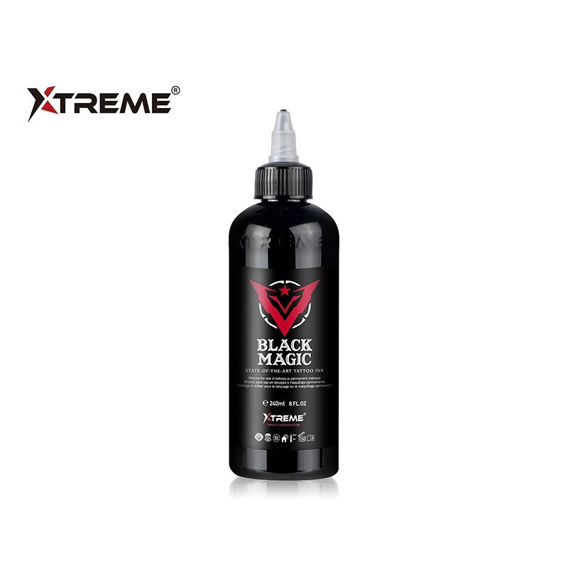 240ml Black Magic Xtreme Inks - 8oz Tattoo Ink