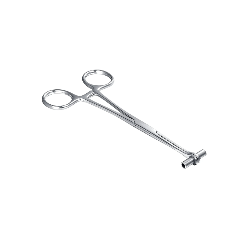 Stainless Steel Septum Piercing Forceps Precision Tubular Clamp