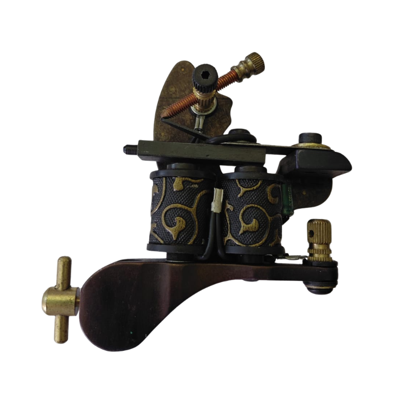 画材 Wizard shader tattoo machine Damascus Steel Shader Tattoo Machine Handcrafted