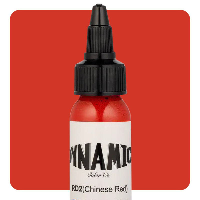 Dynamic Chinese Red Tattoo Ink 1oz Tattoo Ink