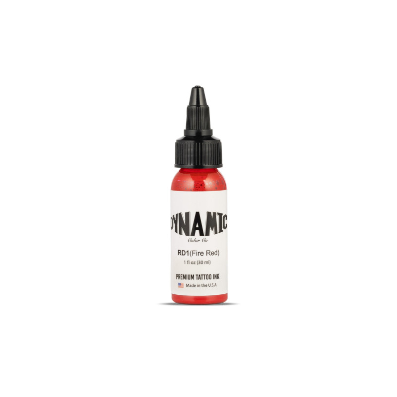 Dynamic Fire Red Tattoo Ink 1oz Tattoo Ink