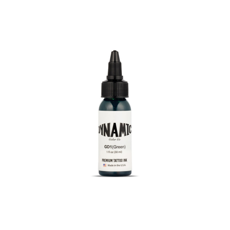 Dynamic Green Tattoo Ink 1oz Tattoo Ink