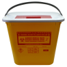 7.6l Sharps Bin Container Rectangular Yellow Sharps Container