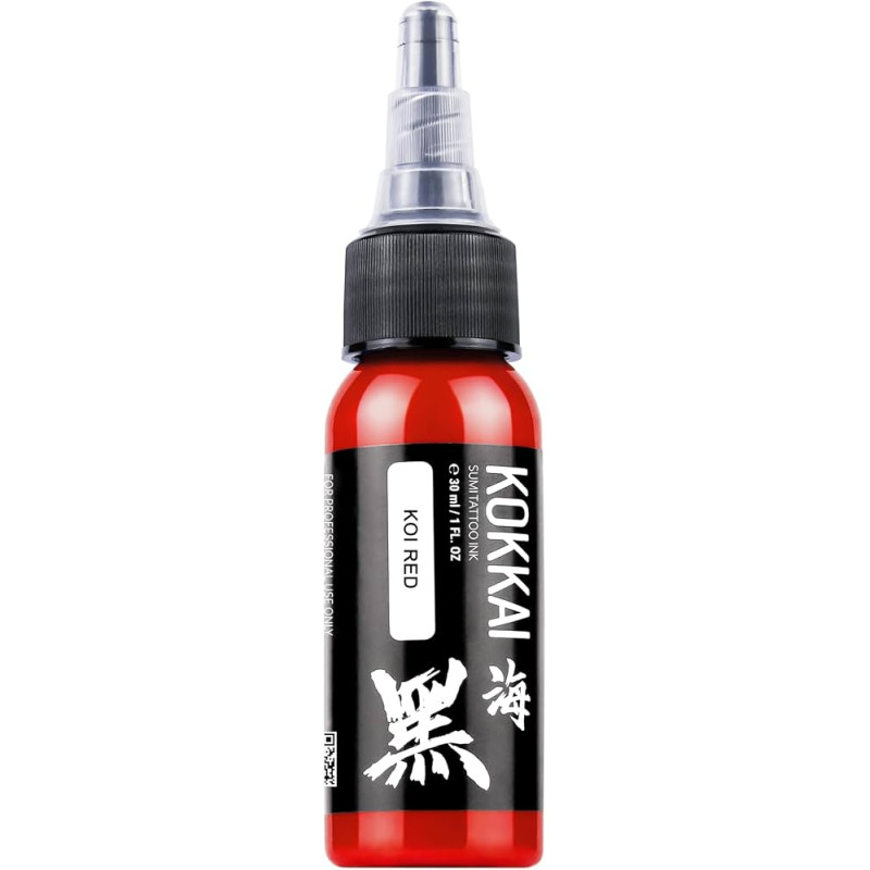 1/2oz Kokkai Sumi Koi Red Tattoo Ink 15ml Tattoo Ink
