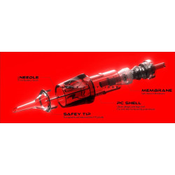 CNC Police Tattoo Cartridges Precision SMP Liner Needles