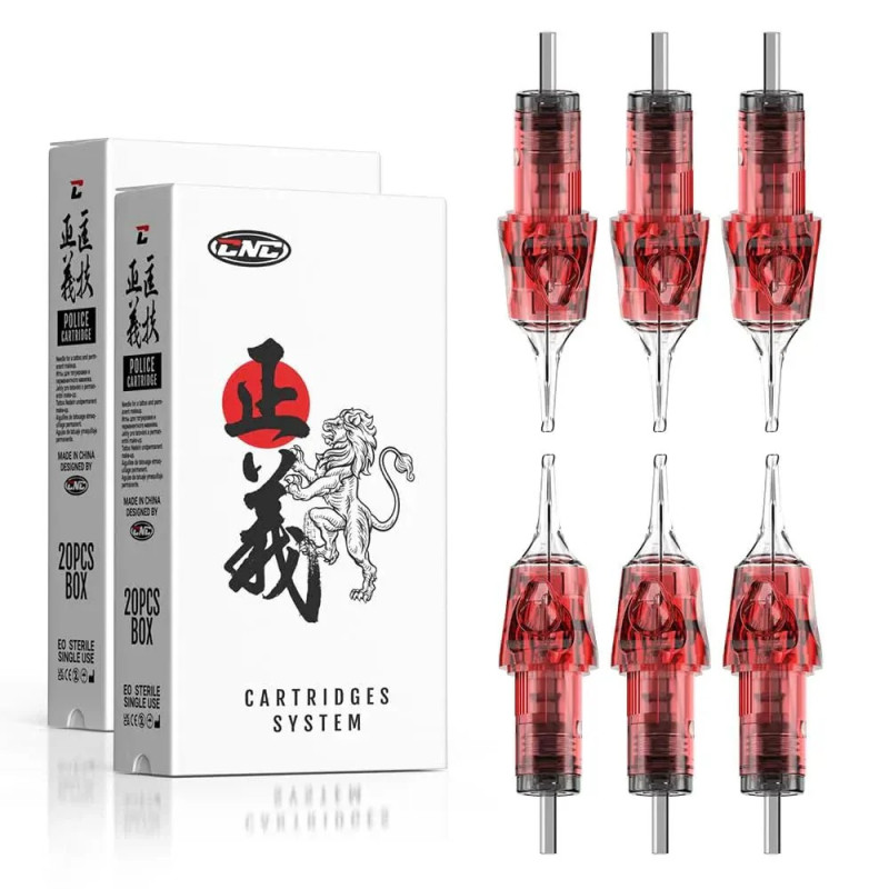 CNC Police Tattoo Cartridges Precision SMP Liner Needles