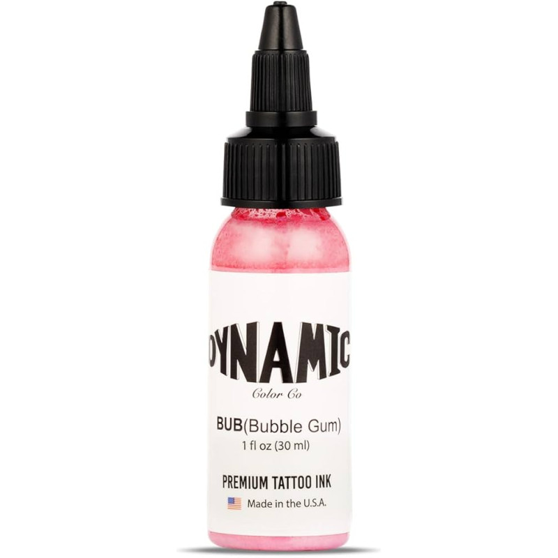 Expired Dynamic Bubblegum Pink Tattoo Ink – 1oz Clearance